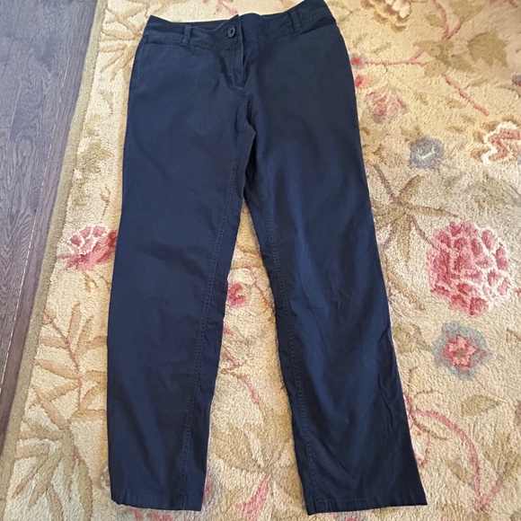 J. Jill Cotton Stretch High Rise Pants – Size 12 – Navy – EUC - Picture 2 of 6